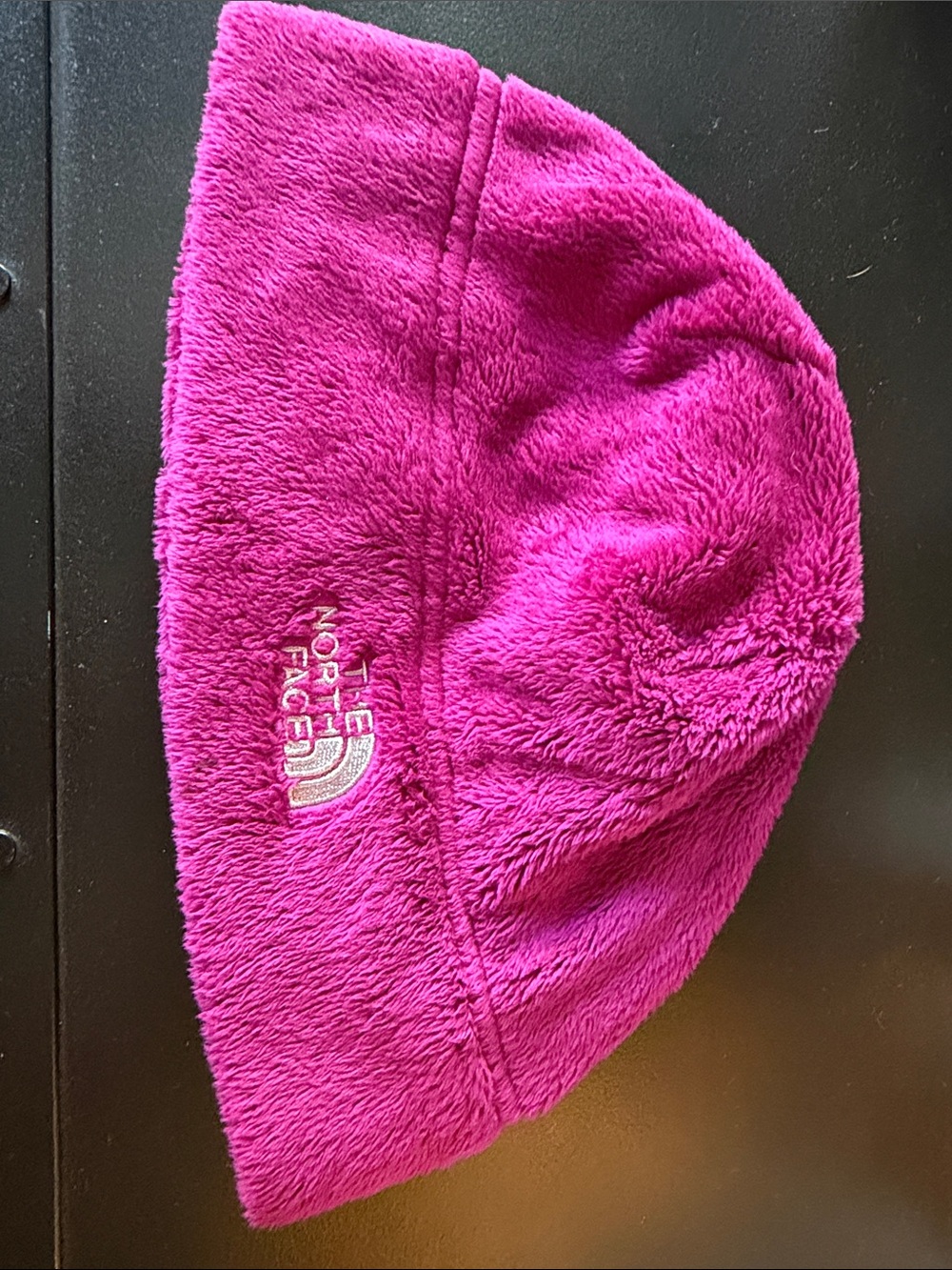 The North Face Kids Magenta Plush Fleece Beanie